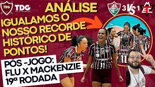 🏐 VITÓRIA PRA RECORDE! | FLU IGUALA OS 38 PONTOS DA TEMPORADA 22/23 | PÓS-JOGO | FLU 3 X 1 MACKENZIE