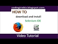 How to download and install Selenium IDE byNP