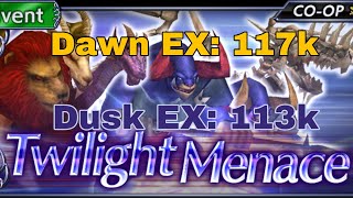 DFFOO Global: Twilight Menace: Dawn and Dusk EX stages! Complete Clears! Plus bonus at the end