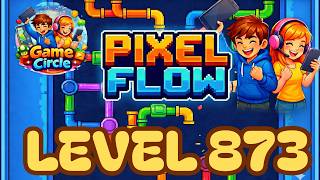 Pixel flow© - Level 873 - solution - walkthrough