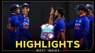 india vs west indies 3rd odi highlights 2022 | Ind vs west indies 3rd odi highlights 2022