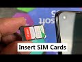 OnePlus Nord CE 5G - Inserting The Dual Nano SIM Cards