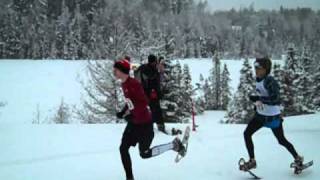 Start of the Junior Race - The 2011 Dion Snowshoes USSSA National Snowshoe Championships