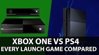 Xbox One vs PS4 : Every Launch Game Compared