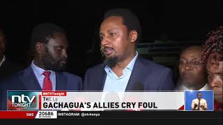 Leaders allied to Rigathi Gachagua were at the DCI headquarters to record a statement.