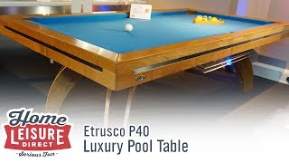 Etrusco P40 Pool Table (in Cherry)