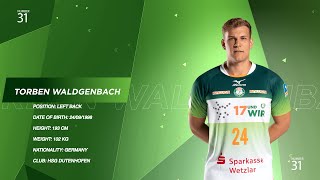 Torben Waldgenbach - Left Back - HSG Dudenhofen - Highlights - Handball - CV - 2020/21