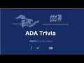 ADA 30th Anniversary Trivia