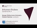 Johannes Brahms:  Symphony No. 4. Edward Gardner and Bergen Philharmonic