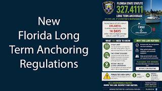 New Anchoring Regulations in Florida