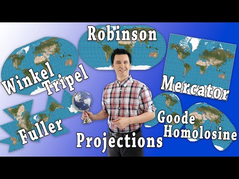 What is the difference between Mercator and Robinson map?