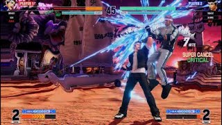 KOF15　真吾　炎をは出ないが草薙京よりも威力高い　これが才能か…