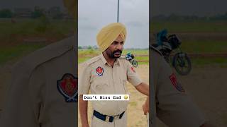 ਨਾਬਾਲਿਗ ਬੱਚੇ ਵਾਹਨ ਨਾ ਚਲਾਉਣ 🤣 wait for end 😂 #funnyshorts #punjabicomedy #shorts