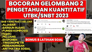 BOCORAN SOAL UTBK/SNBT 2023 GELOMBANG 2 PENGETAHUAN KUANTITATIF - BOCORAN GELOMBANG 1