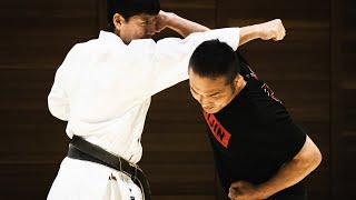 How to use "Yama-zuki" of "Karate" in MMA fight? With subtitles of various languages!