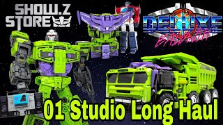 Going to be a Huge Devastator? 01 Studio 01S-03B Tremor. (AKA Long Haul) 3 Transformations!