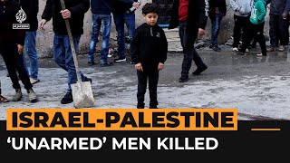 Six ‘unarmed’ Palestinians killed by Israeli drone strike | Al Jazeera Newsfeed