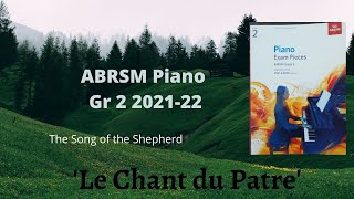 'Le Chant du Patre' Associated Board Piano Grade 2 2021-22