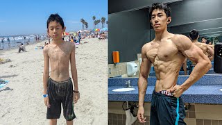 3 Year Natural Body Transformation 17-20 #ectomorph