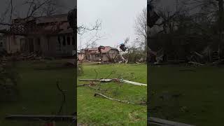 Suspected Tornado Leaves Devastation Behind After Tearing Through Kankakee