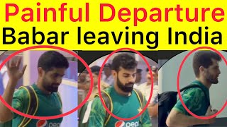 EXCLUSIVE 🛑 Pakistan team leaving Eden Gardens after knocked out from World Cup 2023