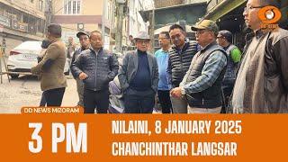 DD News Mizoram Chanchinthar Langsar | 8 January 2025 | 3:00 PM