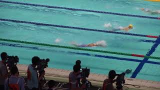 大塚彩乃　女子200ｍバタフライ　予選　ジャパンオープン2018（50ｍ）