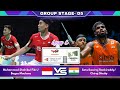 M. Shohibul Fikri/Bagas Maulana Vs Satwisairaj Rankireddy /Chiraj Shetty | Thomas Cup 2024 Badminton