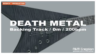 Fast Melodic Death Metal Backing Track in Dm | BT-028