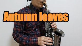 Autumn leaves アドリブ練習　３コーラス回してみた　キャノンボールカーブドソプラノSAX