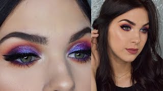 James Charles x Morphe Brushes Palette Tutorial & Review | Colorful Cut Crease