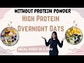 Healthy Breakfast Meal Prep Ideas | Overnight Oats & Chia Pudding for Weightloss, No Protein Powder