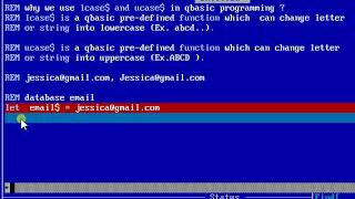 UCASE and LCASE string function in Qbasic programming
