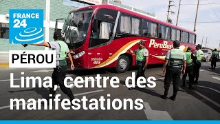 La présidente du Pérou appelle au calme avant de grandes manifestations à Lima • FRANCE 24