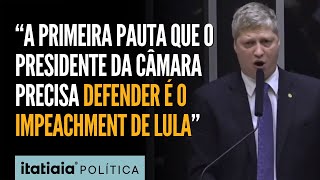 CANDIDATO À PRESIDÊNCIA DA CÂMARA, VAN HATTEM FALA EM PAUTAR IMPEACHMENT DE LULA