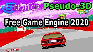 Gdevelop pseudo 3D Example - FREE Game Engine