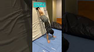 『後転倒立』段階練習6選紹介❗️#shorts #acrobatics #backflip #体操