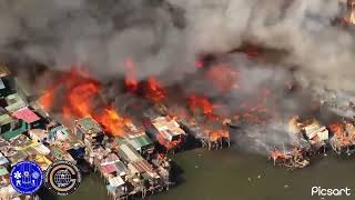 Philippines: huge fire breaks out in Manila Shanty town