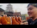 พระสงฆ์ 1 250 รูป บิณฑบาตร ณ เมืองโบราณ จ.สมุทรปราการ พระสิ้นคิด พระอาจารย์ตะวัน ครูบาทุย