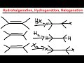 Alkene Reaction - Hydrohalogenation, Hydrogenation, Halogenation - Organic Chemistry