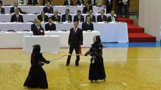 【H28希望郷いわて国体・剣道】【少年女子・準決勝1】愛媛×熊本【1渡邊×相馬 2安田×川﨑 3二神×上田 】