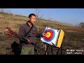 超精准的美洲猎弓评测 大风中依然箭箭精准chinese traditional archery