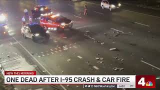Fiery I-95 crash kills 2 in Maryland; Driver may face charges | NBC4 Washington