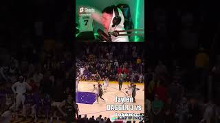 JAYLEN BROWN DRAINS DAGGER 3 VS LAKERS! Celtics vs Lakers Highlights & REACTION!