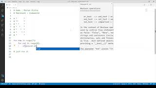 Alphabet N python pattern