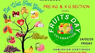 Marthoma English Medium UP School Azhicode -- KG Section Fruits Day Celebration