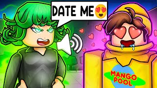 TROLLING My FRIEND With a TATSUMAKI VOICE CHANGER... (Roblox The Strongest Battl