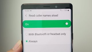 Read caller name on Samsung phone