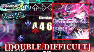 【DDR A3】 DIABLOSIS::Nāga / sky_delta [DOUBLE DIFFICULT] 譜面確認+Clap