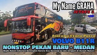 Nyobain Unit VOLVO B11R UHD Bus Bintang Utara Putra